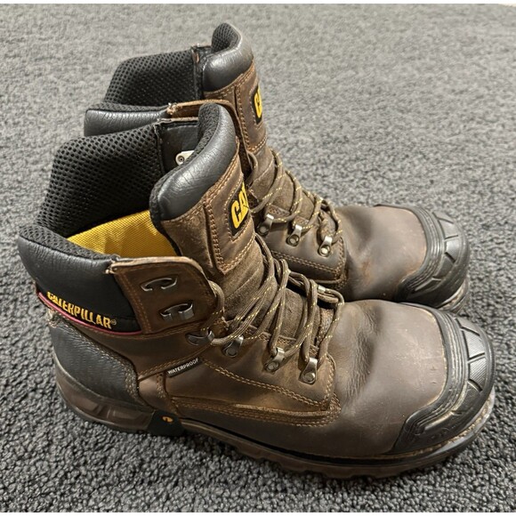 CATERPILLAR Mens Waterproof Composite Toe Work Boot Brown Size 13 P90991 main image 6